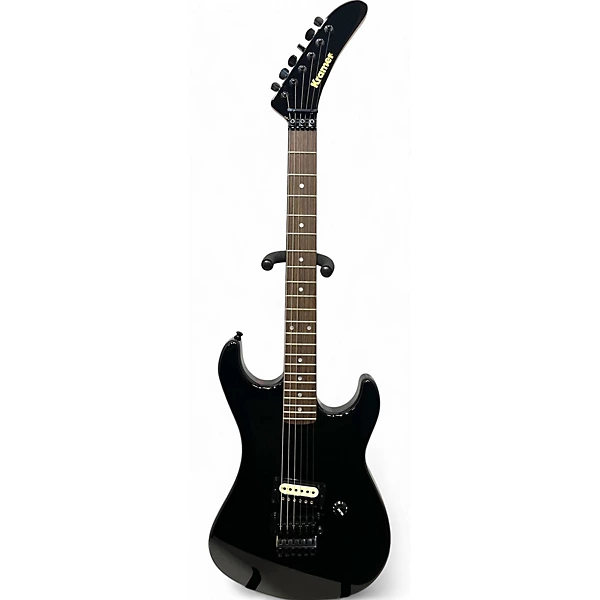 Used Kramer 1983 Barretta Reissue Black Solid Body Electric Guitar