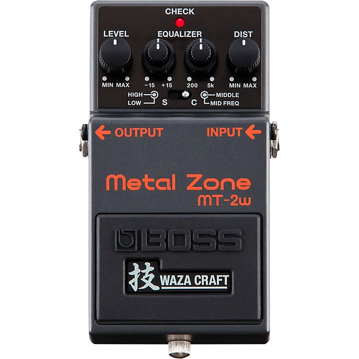 BOSS MT 2W Metal Zone Waza Craft Distortion Guitar Effects Pedal