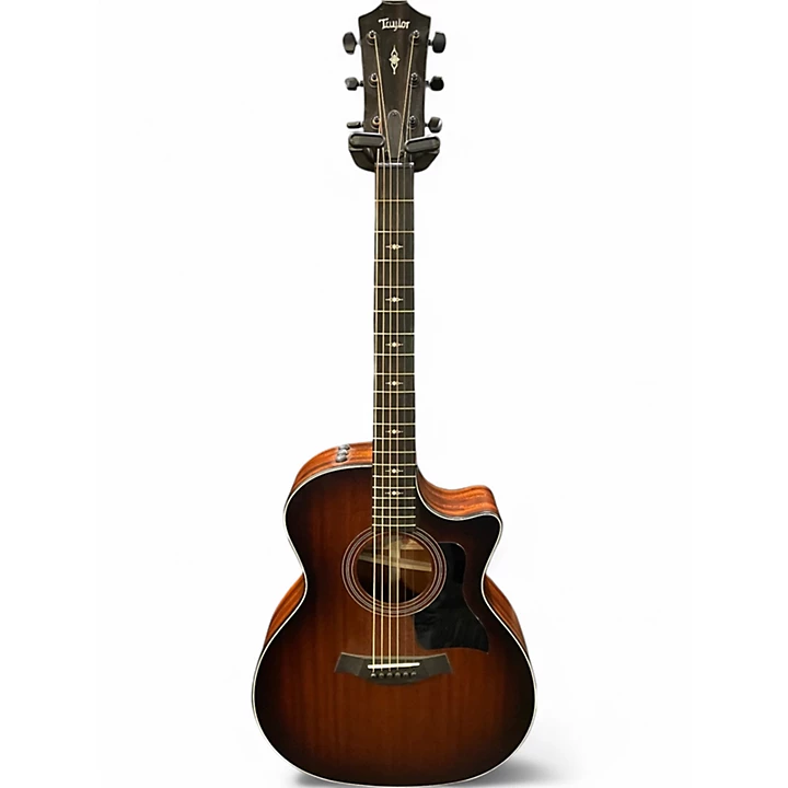 Used Taylor 324CE Brown Acoustic Electric Guitar