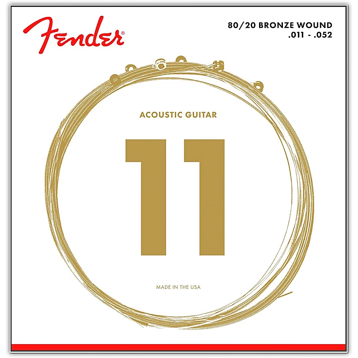 70CL 80 20 Bronze Acoustic Strings Custom Light