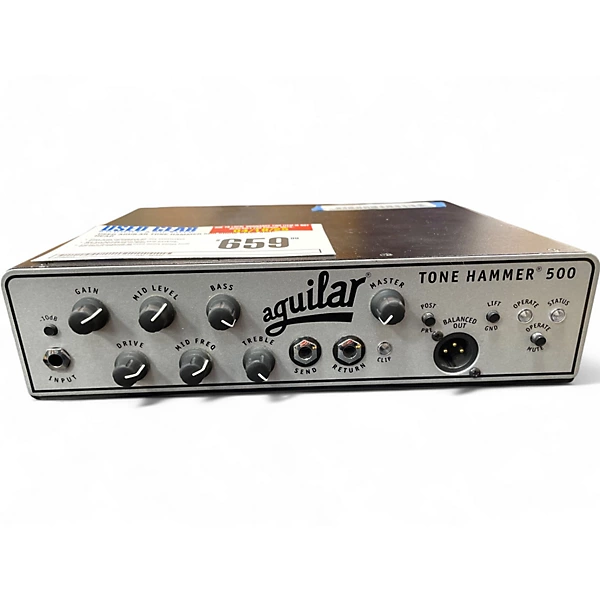 Used Aguilar Tone Hammer 500 500W Bass Amp Head