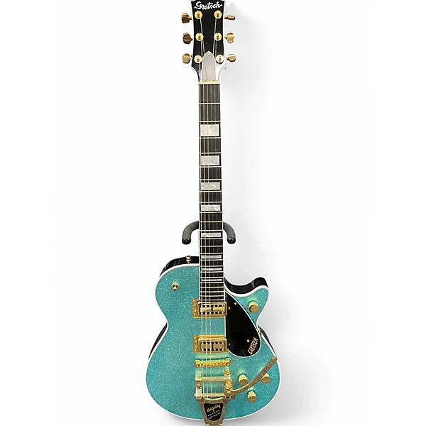 Used Gretsch Guitars G6229TG Ice Blue Sparkle Solid Body Electric Guitar