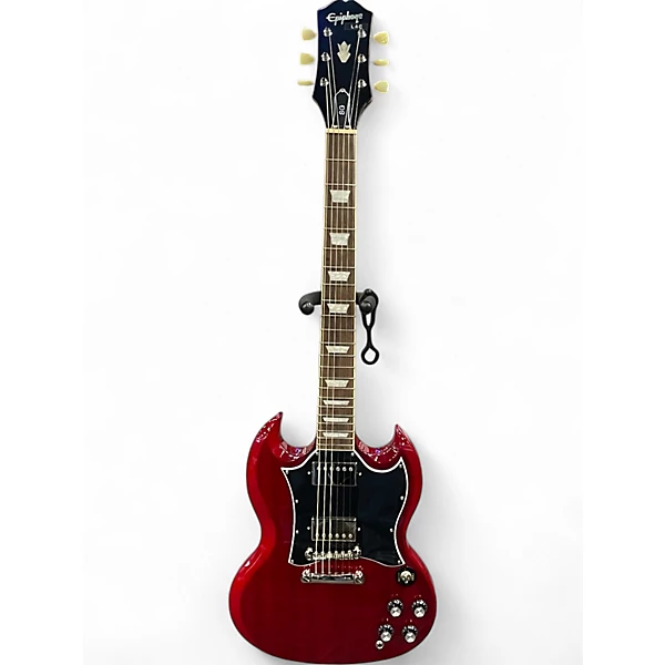 Used Epiphone sg cherry Solid Body Electric Guitar