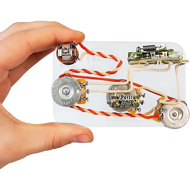 Strat 5 Way Upgraded Wiring Harness With Blender Pot