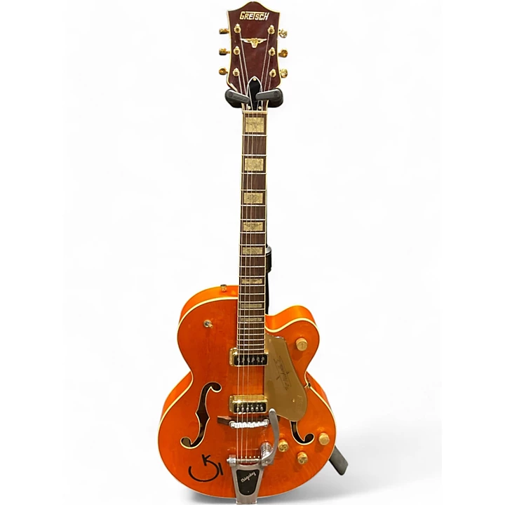Used Gretsch Guitars G6120DSW Natural Hollow Body Electric Guitar