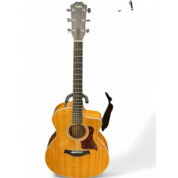 Used Taylor 214CE Natural Acoustic Electric Guitar
