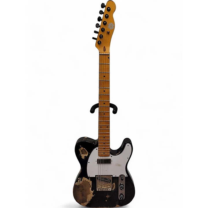 Used BLACK 35 BLK51 Black Solid Body Electric Guitar