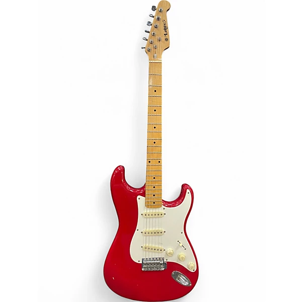 Used 1980s Lotus S type Red Solid Body Electric Guitar