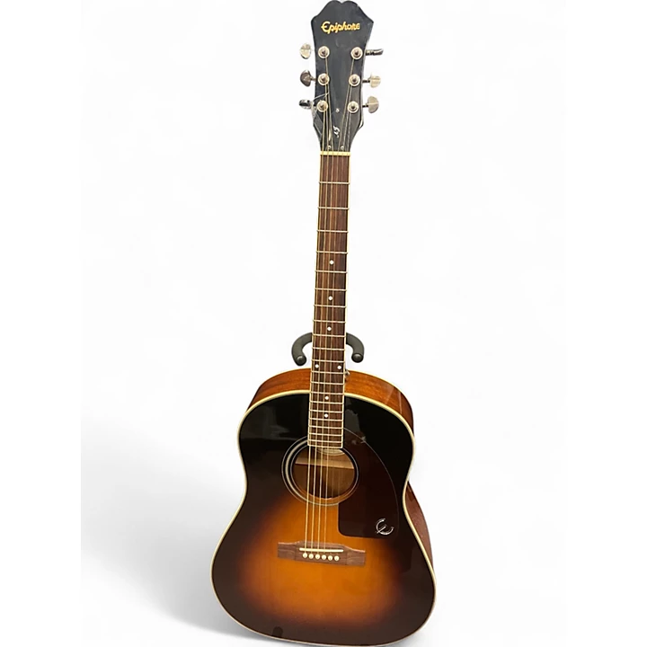 Used Epiphone AJ200EVS 2 Color Sunburst Acoustic Electric Guitar