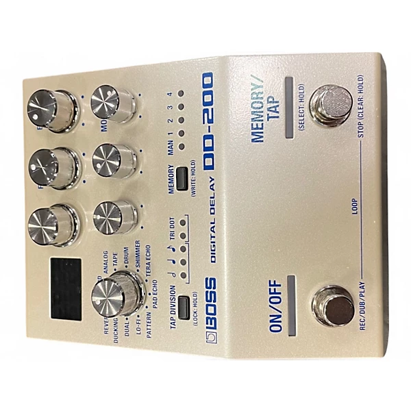 Used BOSS DD200 Digital Delay Effect Pedal