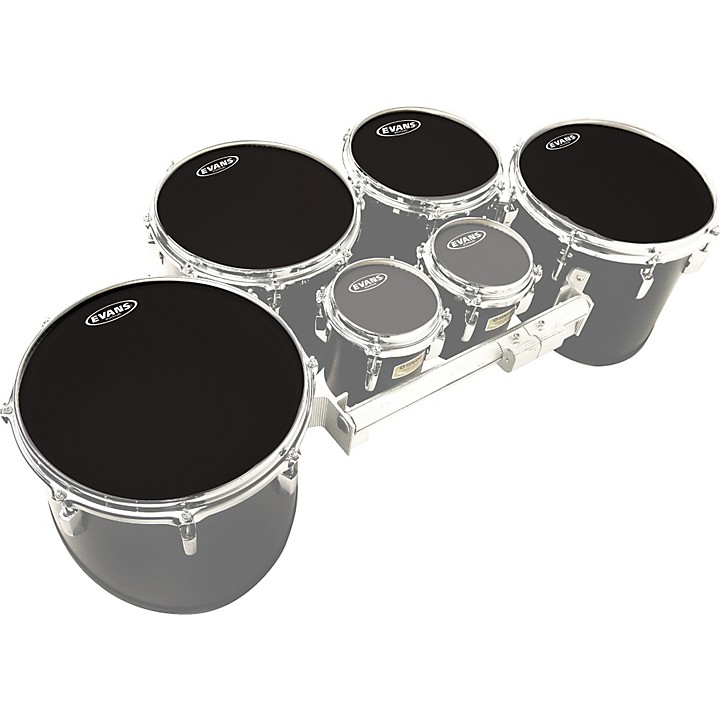 MX Black Tenor Drumhead 4 Pack