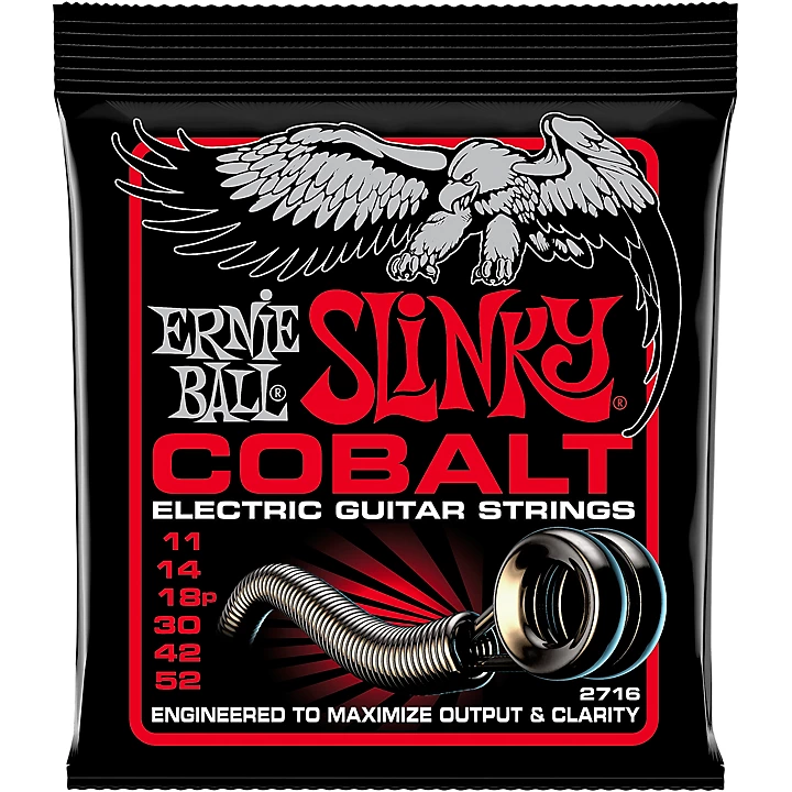 Cobalt Burly Slinky Electric Guitar Strings