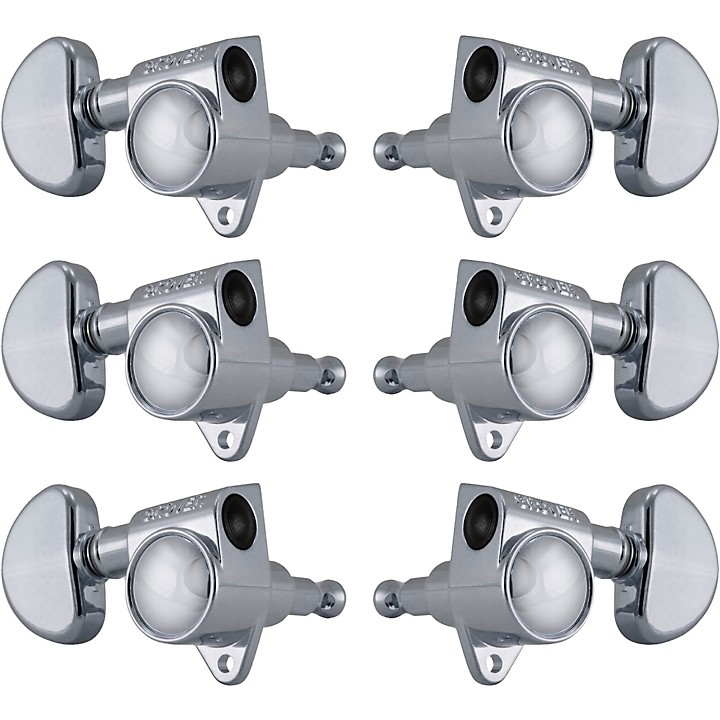 Rotomatics 102 Series Standard Button Tuning Machines Chrome