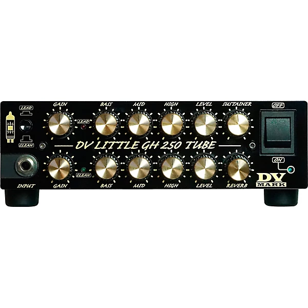 DV LITTLE GH 250 Tube 250W Guitar Amp Head Black