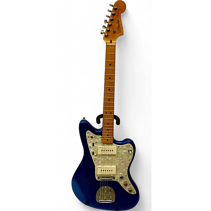 Used Fender American Ultra Jazzmaster Cobalt Blue Solid Body Electric Guitar