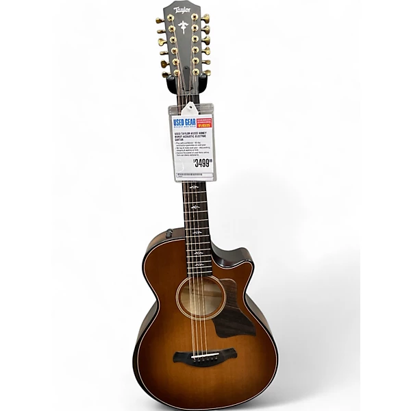 Taylor Used Taylor 652CE Honey Burst Acoustic Electric Guitar.gc
