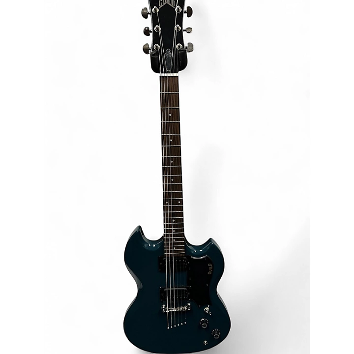 Used Guild Polara STEEL BLUE Solid Body Electric Guitar