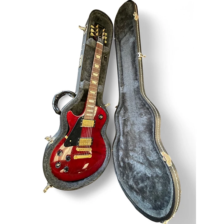 Used Gibson Les Paul Studio Red Solid Body Electric Guitar