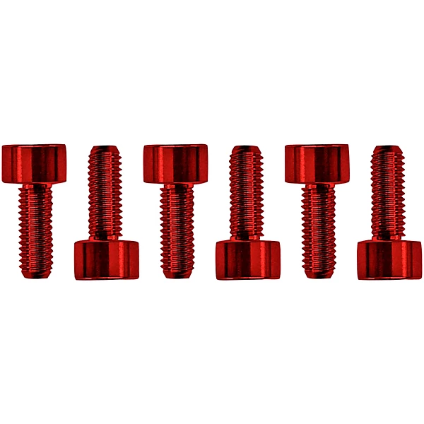 Stainless Steel Saddle Mounting Screws Red