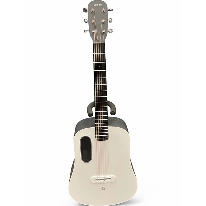 Used LAVA MUSIC ME PLAY White Acoustic Electric Guitar