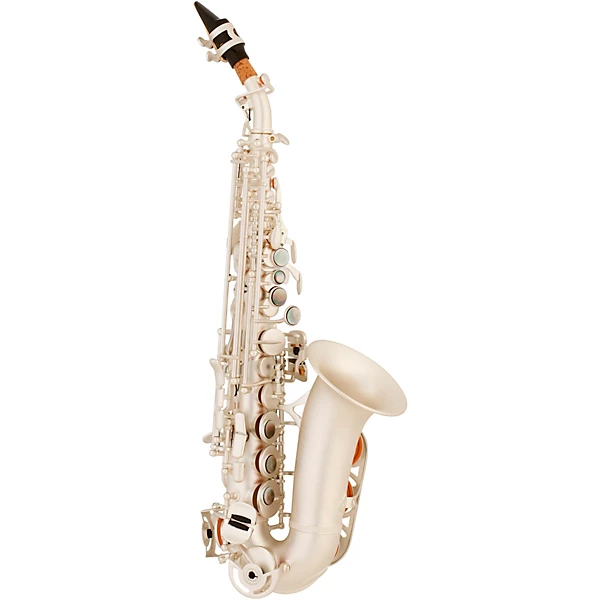 ASPS 550 Paris Series Curved Soprano Sax Silver Matte Silver Matte Keys