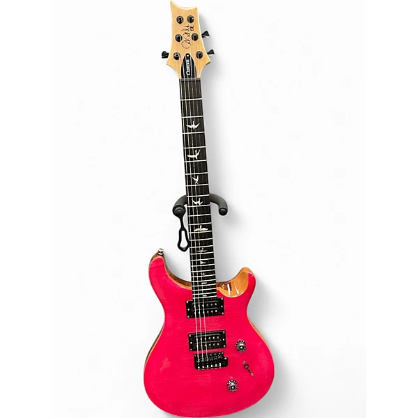 PRS Used PRS SE Custom 24 BODY PINK Solid Body Electric Guitar.gc