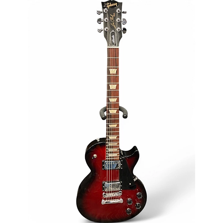 Used 2022 Gibson les paul studio Black Cherry Solid Body Electric Guitar