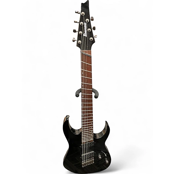 Ibanez Used Ibanez RGMS7 Black Solid Body Electric Guitar