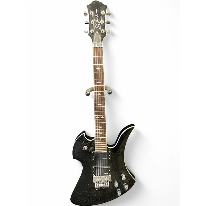 Used B.C. Rich Pro X Mockingbird Black Solid Body Electric Guitar