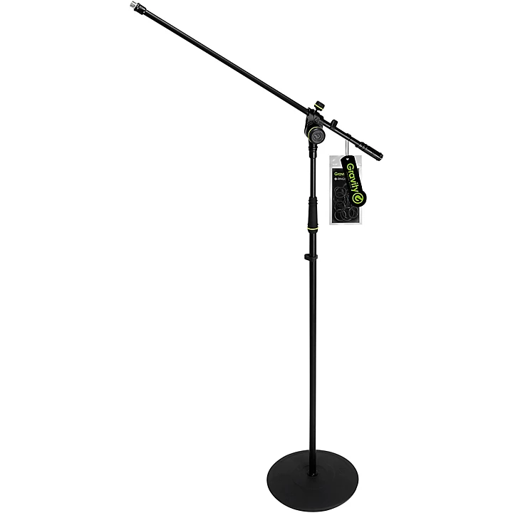 Microphone Stand With Round Base And 2 point Adjustment Boom