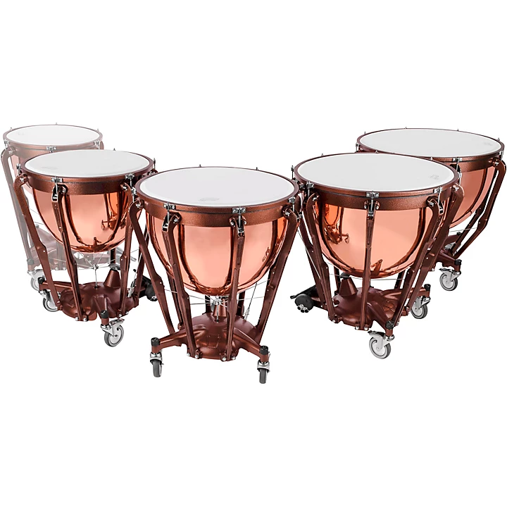 Professional Series Polished Copper Timpani Set with Gauge 23 26 29 32 in