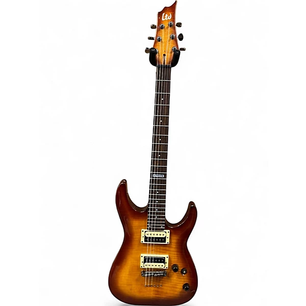 Used ESP LTD H101FM 2 Tone Sunburst Solid Body Electric Guitar