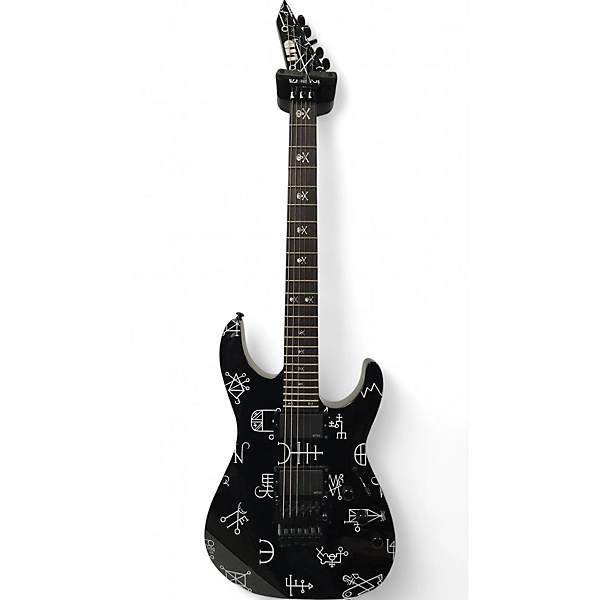Used ESP LTD KH Demonology Black Solid Body Electric Guitar