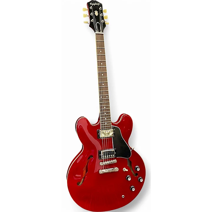Used Epiphone ES335 Cherry Hollow Body Electric Guitar