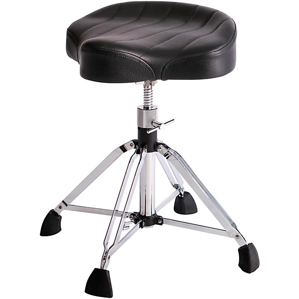 4 Post Oversized Motorcycle Seat Throne Black