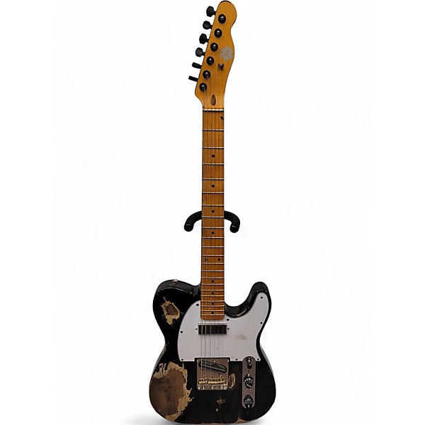 Used BLACK 35 BLK51 Black Solid Body Electric Guitar