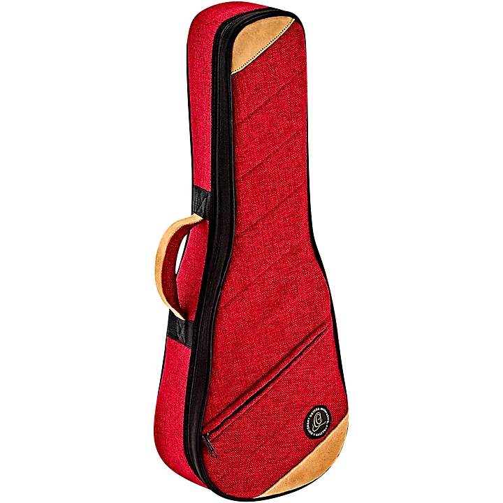 Ukulele Concert Reinforced Soft Case Red Black