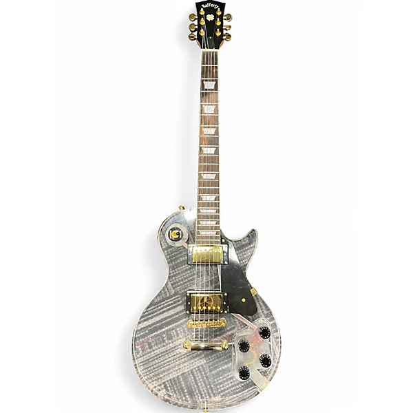 Used Rafferty ACRYLIC LP Clear Solid Body Electric Guitar