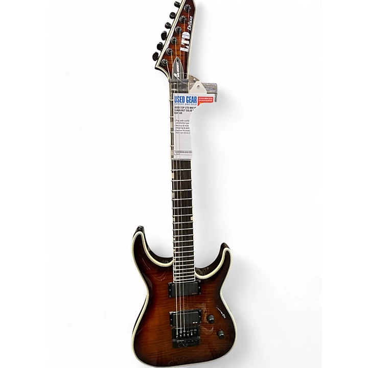 ESP Used ESP LTD MH1000ET Brown Sunburst Solid Body Electric Guitar.gc
