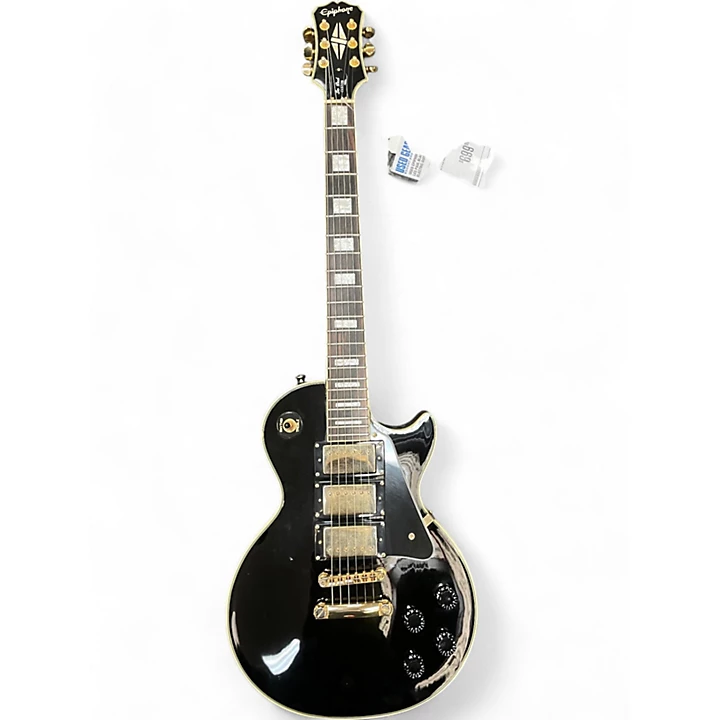 Used Epiphone Joe Bonamassa Les Paul black Solid Body Electric Guitar