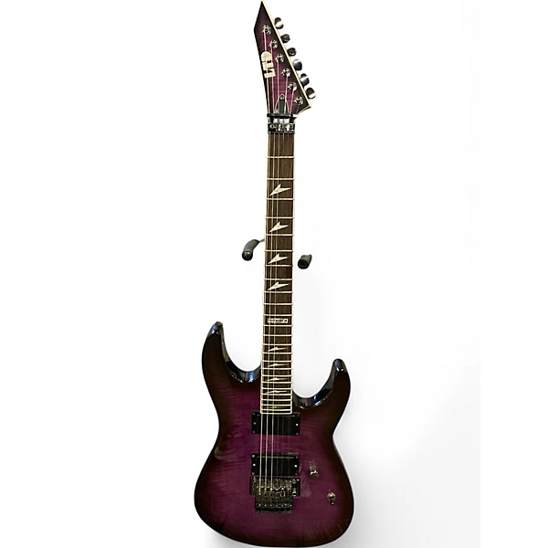 ESP Used ESP LTD M330R Trans Purple Solid Body Electric Guitar.gc