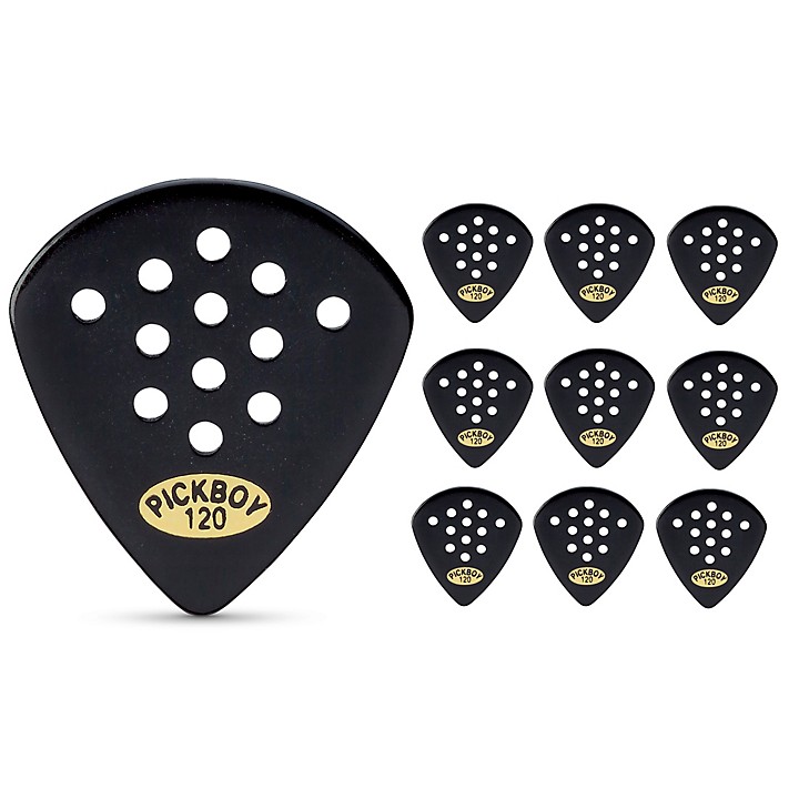 Pos a Grip Black Cellulose Jazz Guitar Picks