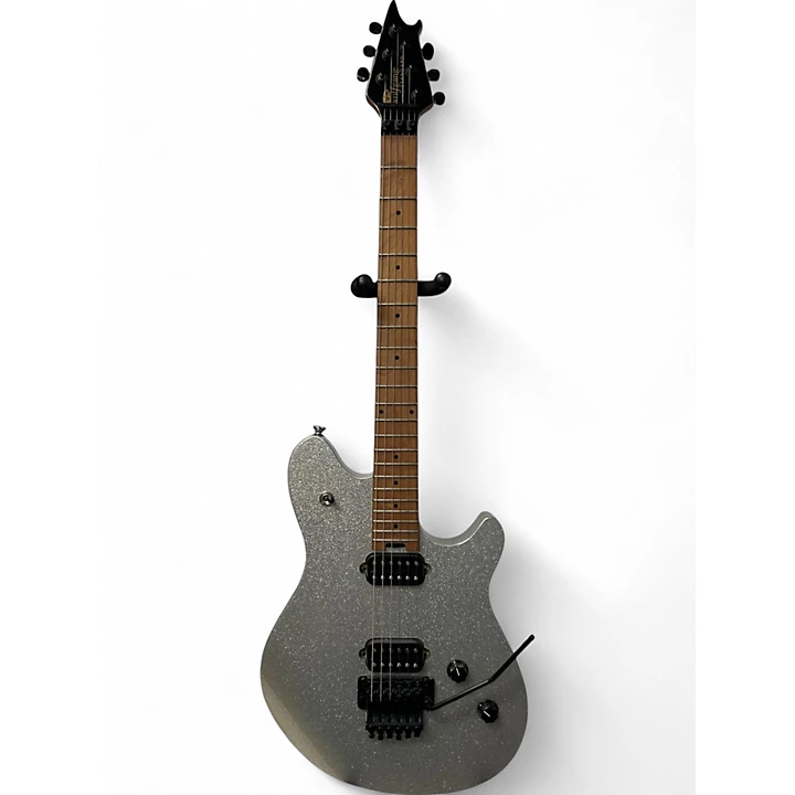 Used EVH Wolfgang Standard Silver Sparkle Solid Body Electric Guitar
