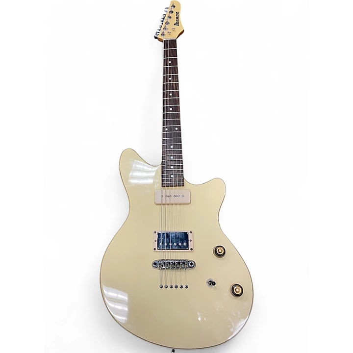 Used Ibanez CMM1 Alpine White Solid Body Electric Guitar