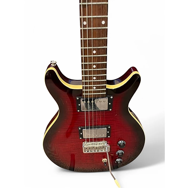 Used Hamer SATFW DCB Dark Cherry Solid Body Electric Guitar