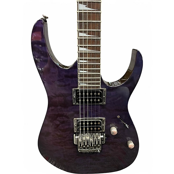 Ibanez Used Ibanez RG320DXQM Purple Solid Body Electric Guitar.gc