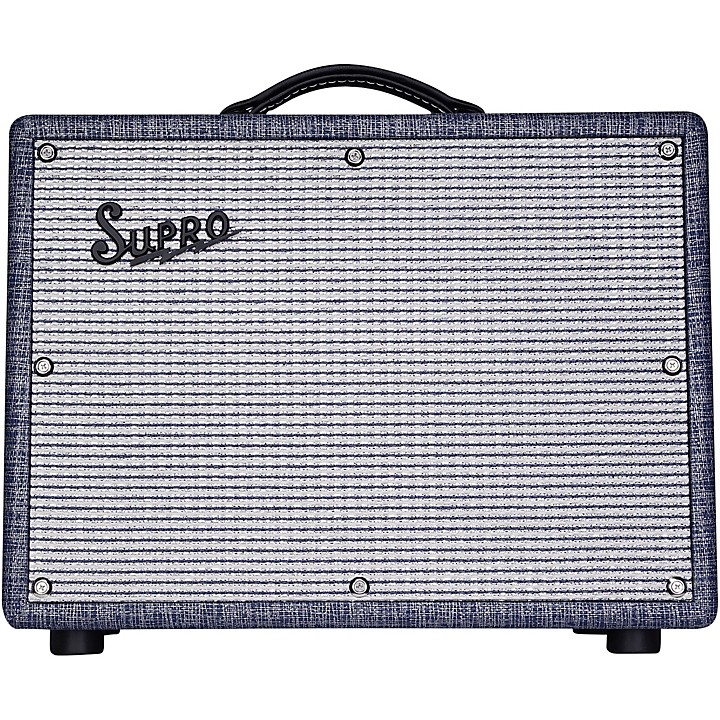 Supro 1970RK Keeley Custom 25W Tube Guitar Combo Amplifier Blue