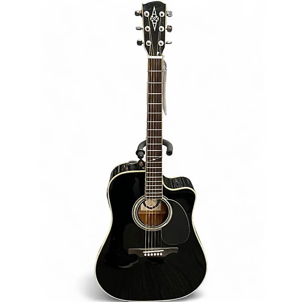 Used Alvarez AF60Cbk Black Acoustic Guitar