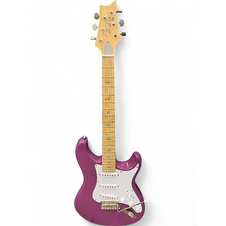 Used PRS SE Silver Sky SUMMIT PURPLE Solid Body Electric Guitar