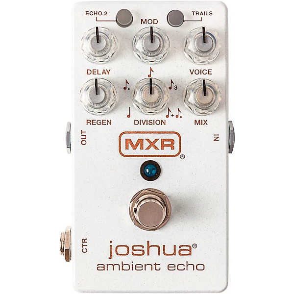 Joshua Ambient Echo Effects Pedal White